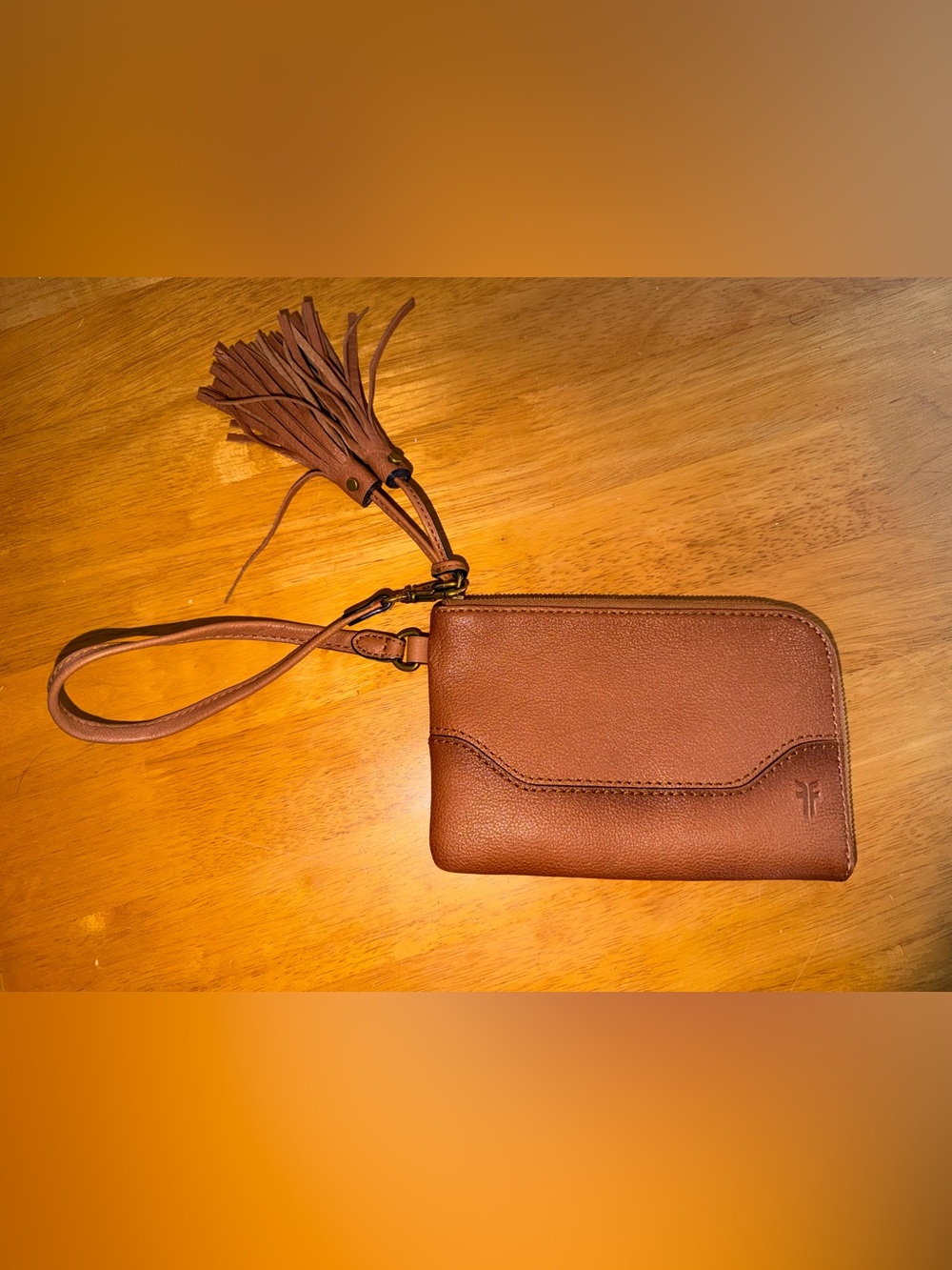 Frye Leather Paige wristlet. NWOT.
